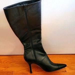 Brand new Ann Taylor Black Leather boots, size 7